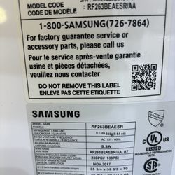 Samsung French Doors Refrigerator/freezer