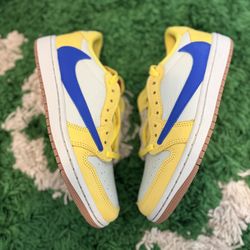 Nike air Jordan retro 1 canary Travis Scott