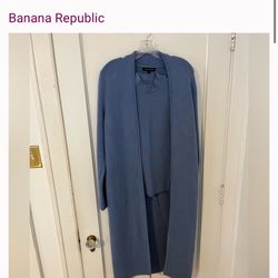 3 Piece Set! Banana Republic Blue Knit Set Size XS.