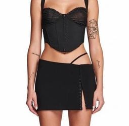 I AM GIA  Elori Black Mini Skirt