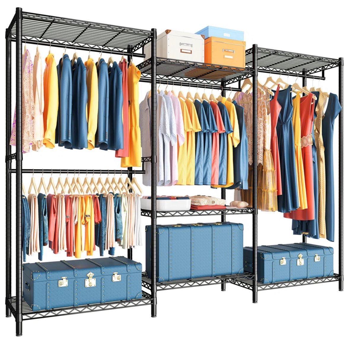 Metal Closet Rack