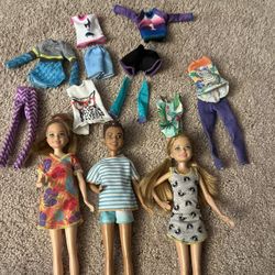 Barbie Stacie Dolls And Clothes 