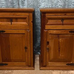 Rustic Bedside Tables Or End Tables 28x19x16”