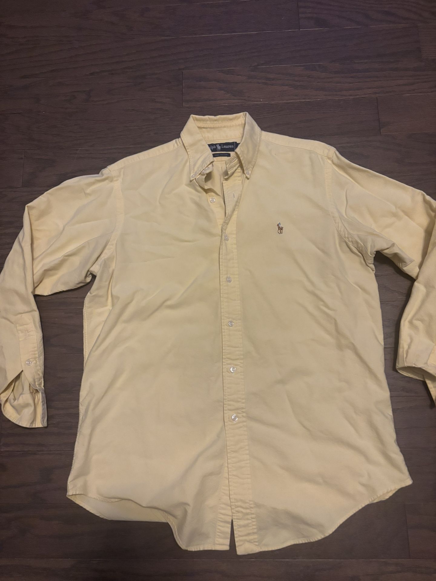 Ralph Lauren Light Yellow Cotton Shirt