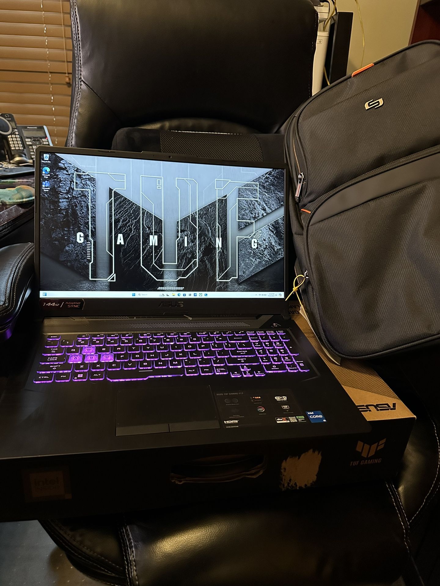 ASUS FX706H 17.3" Gaming Laptop i5-11260H 16GB RAM, 512 SSD. Bought it last Oct for close to $1000. Also installed 2021 Microsoft Pro ($600) and activ