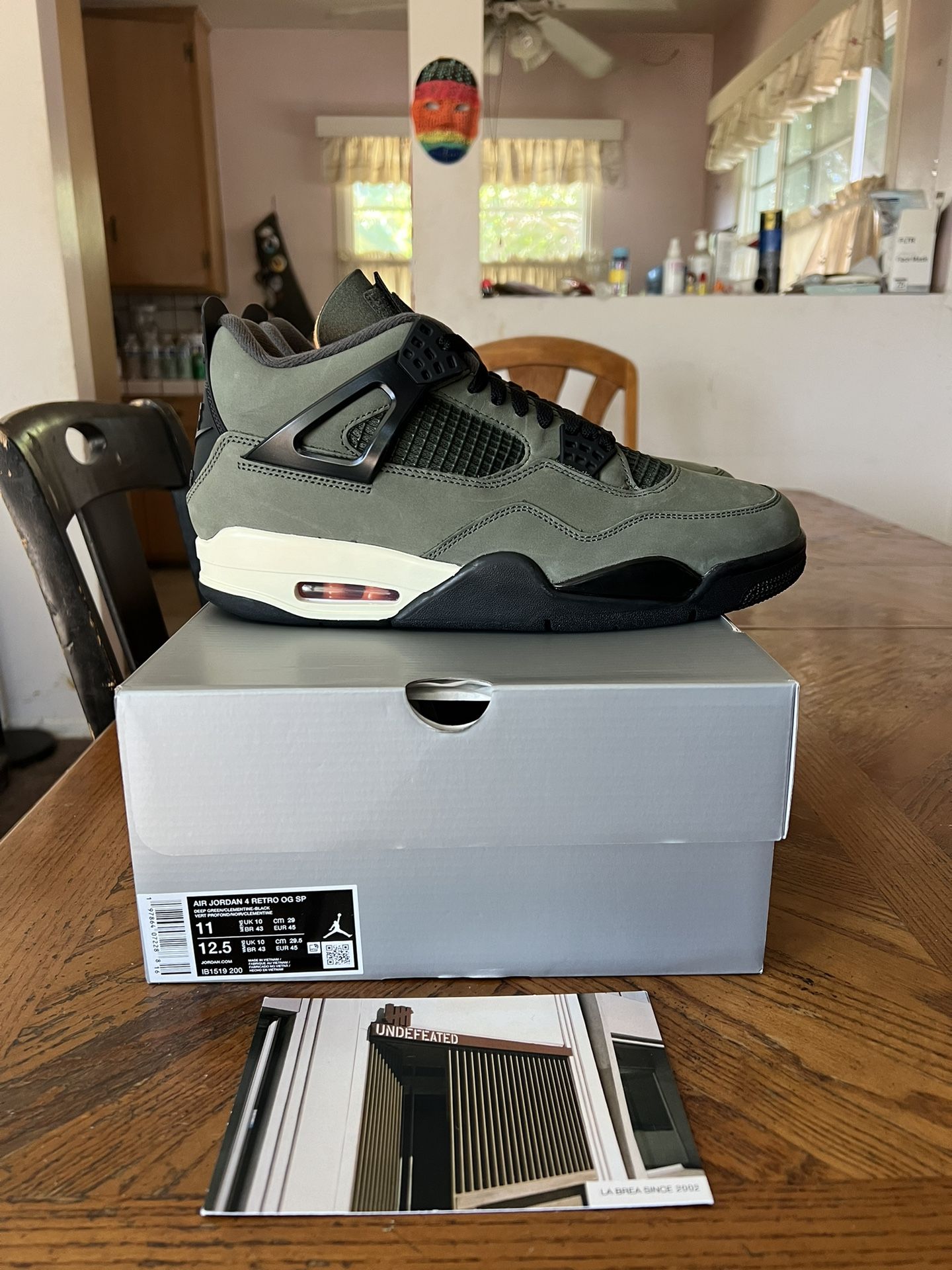 Jordan 4 Retro OG x Undefeated (2025) Size 11