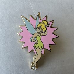 Tinker Bell Tink Pink Starburst Pin