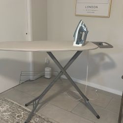 Ironing Board And  Black And Decker Iron