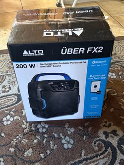 Alto Professional Über FX2 Portable PA Speaker