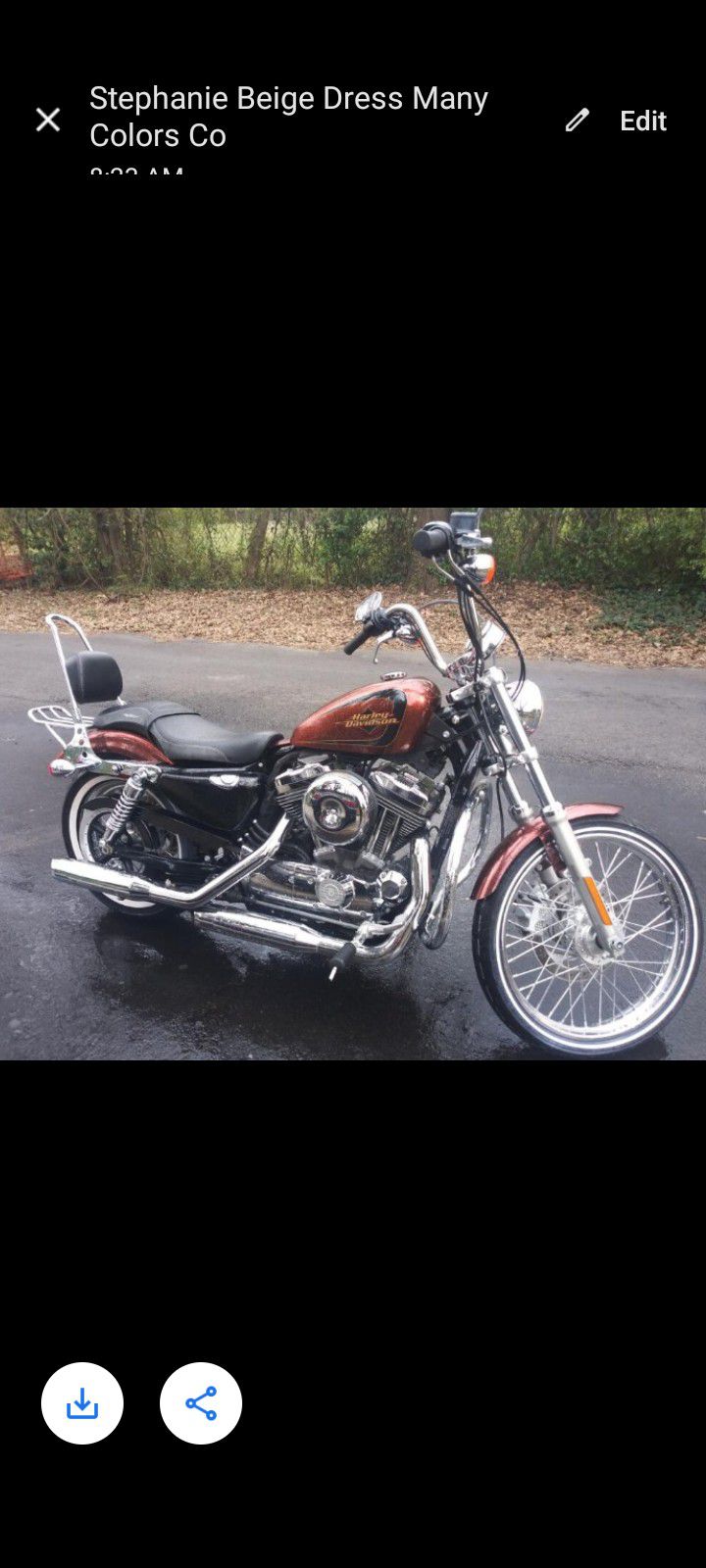 Motorcycle "Harley Davidson" 2014   XL1200V 31 Miles