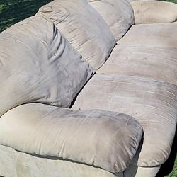 Free plush beige couch - pickup today