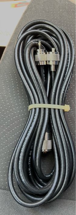 Workman RG59AU Coax Cable PL-259 Connectors