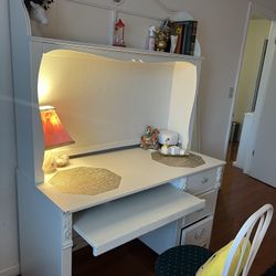 White desk
