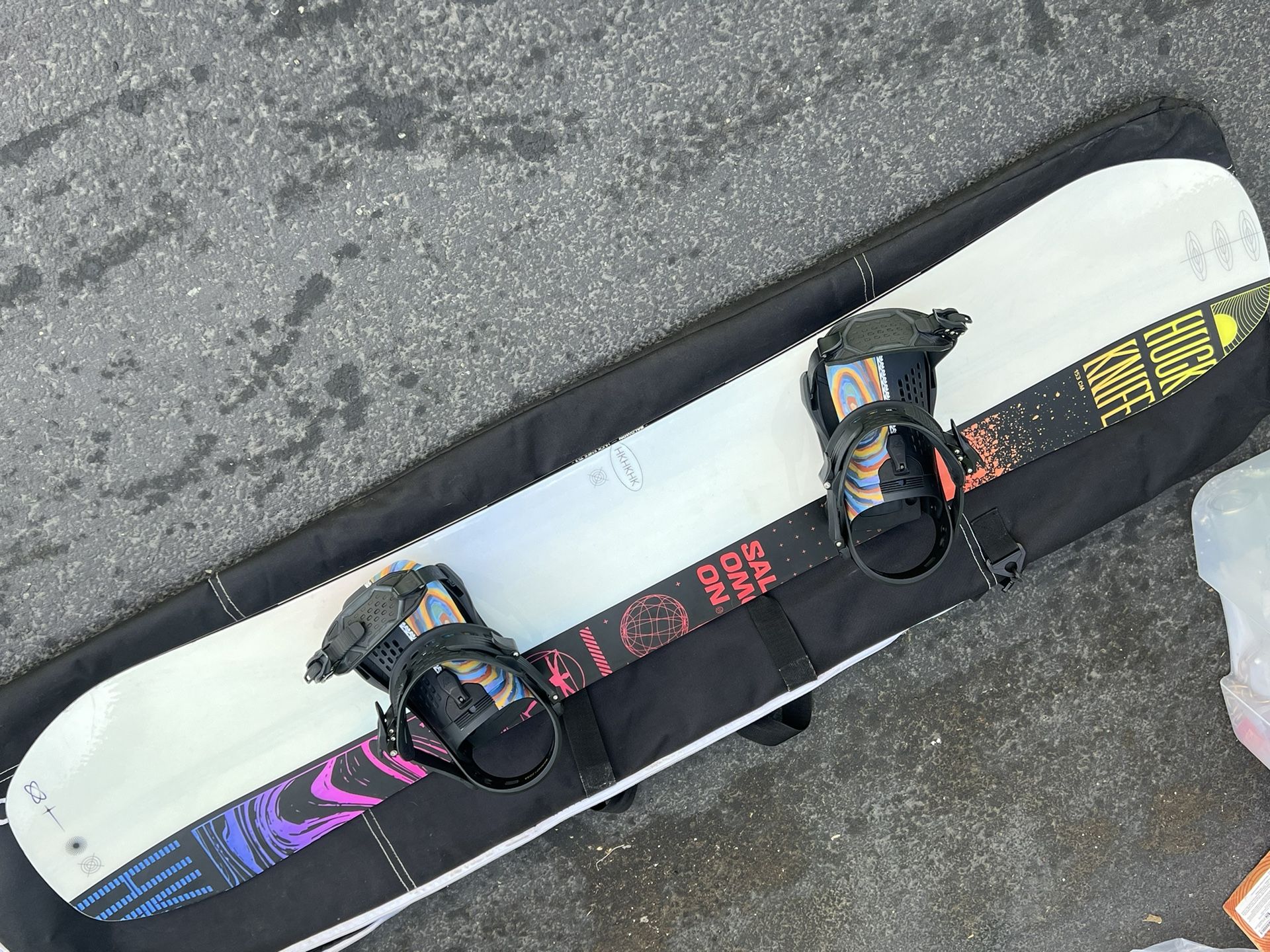Salomon Toy Machine スノーボード 153cm SALOMON (サロモン) スノーボード 153cm ブラック×ブルー