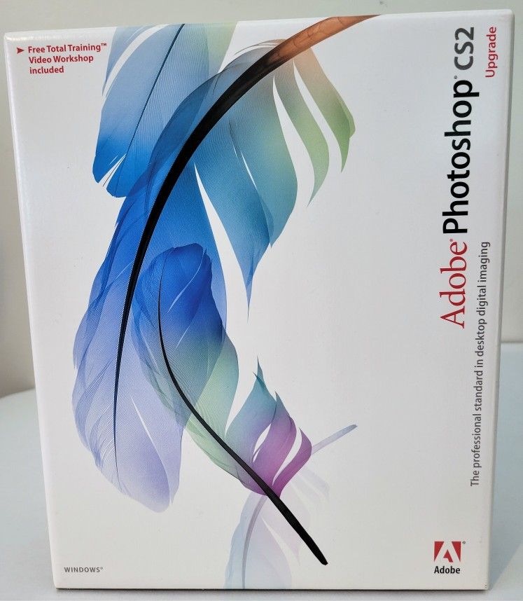 Adobe Photoshop CS2 upgrade for windows software training videos