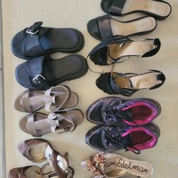 Bundle of Shoes and Sandals for Women fit size 6.5 and 7