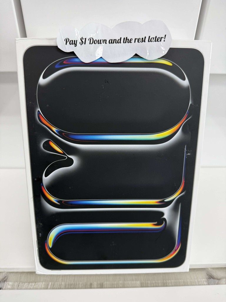 Apple IPad Pro 11 Inch Oled M4 Tablet New - Pay $1 To Take It Home Today and pay the rest later.