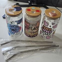 17 Sublimation Glass Cups For Uv Dtf 