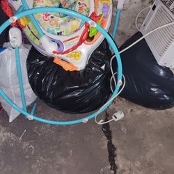 3 Industrial Bags Of Baby Girl Clothes