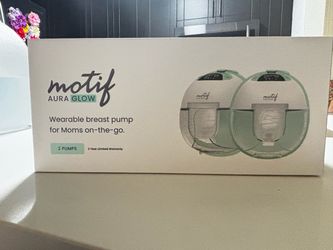 Motif Aura Glow Wearable Breast Pump & Milk Storage Bags