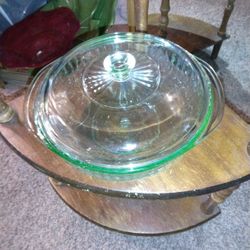 Pyrex 2 Qt. Vintage Glass Bowl And Lid