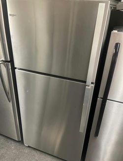Whirlpool Top Mount Refrigerator Stainless Steel