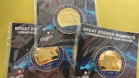 Dodgers 1984 Commerotative Coin 7/20 SGA