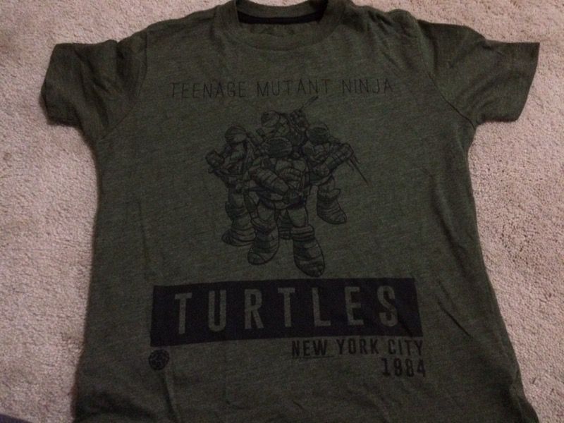 Gently used old navy size sp boys ninja tshirt