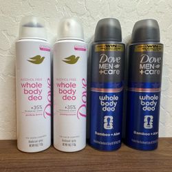 Dove whole body deodorant bundle