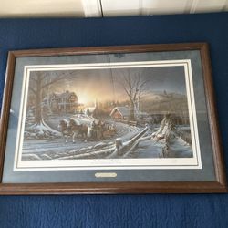 Terry Redlin " The Pleasures of Winter