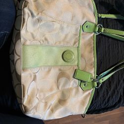 Vintage Coach Tote Bag