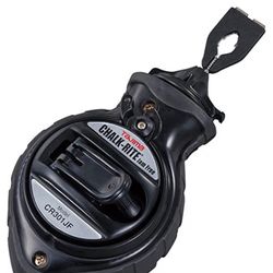 TAJIMA Chalk Line - Chalk-Rite Jam Free Chalk Box with Extra Bold 1mm Snap Line & Five Gear Quick Retrieval - CR301JF 