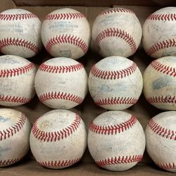 12 Rawlings MLB/MiLB Baseballs 