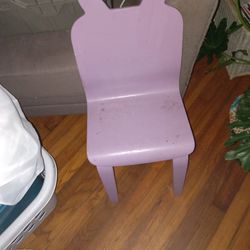 Child's Bunny Chair With Ears 
