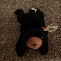 Blackie The  Bear Beanie Baby 