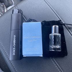 Dolce & Gabbana/ Jimmy Choo Travel Perfumes - All Three For $50 