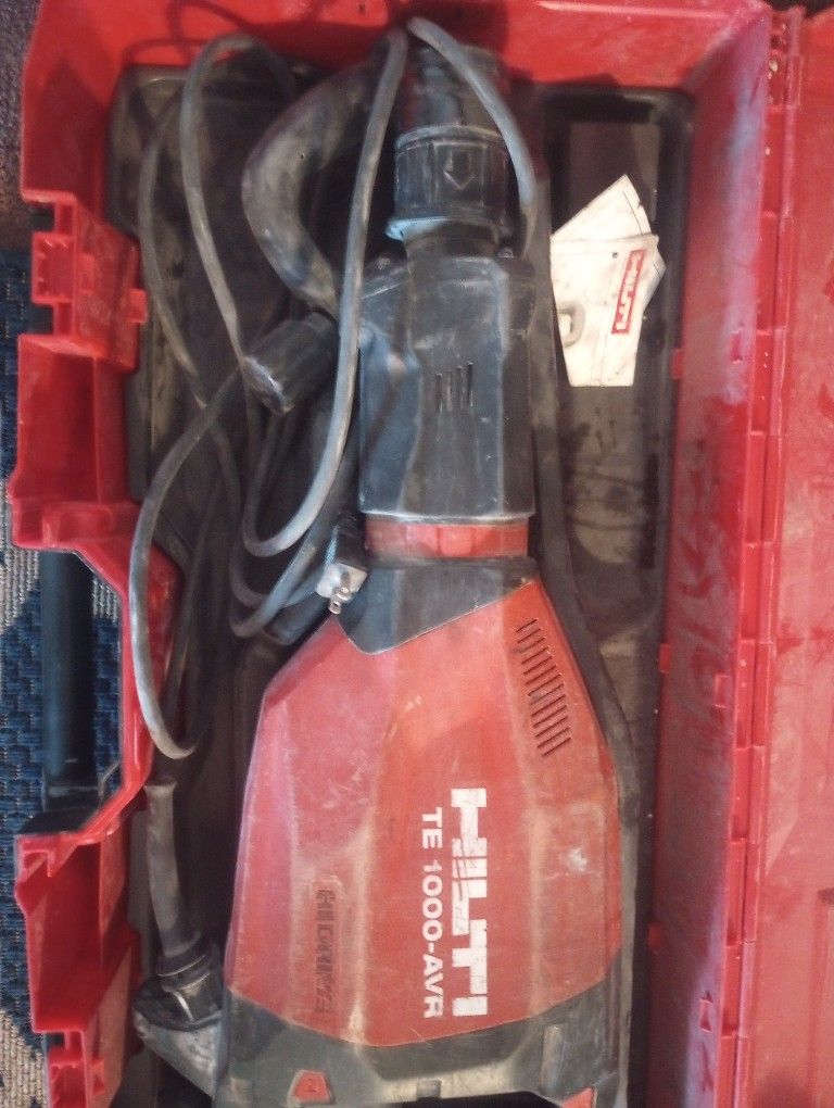 HILTI TE 1000 AVR + NEW TE-SPX SM36 DRILL BIT