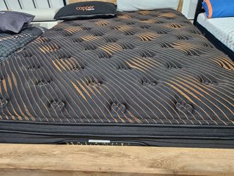 Black ice euro top mattress new