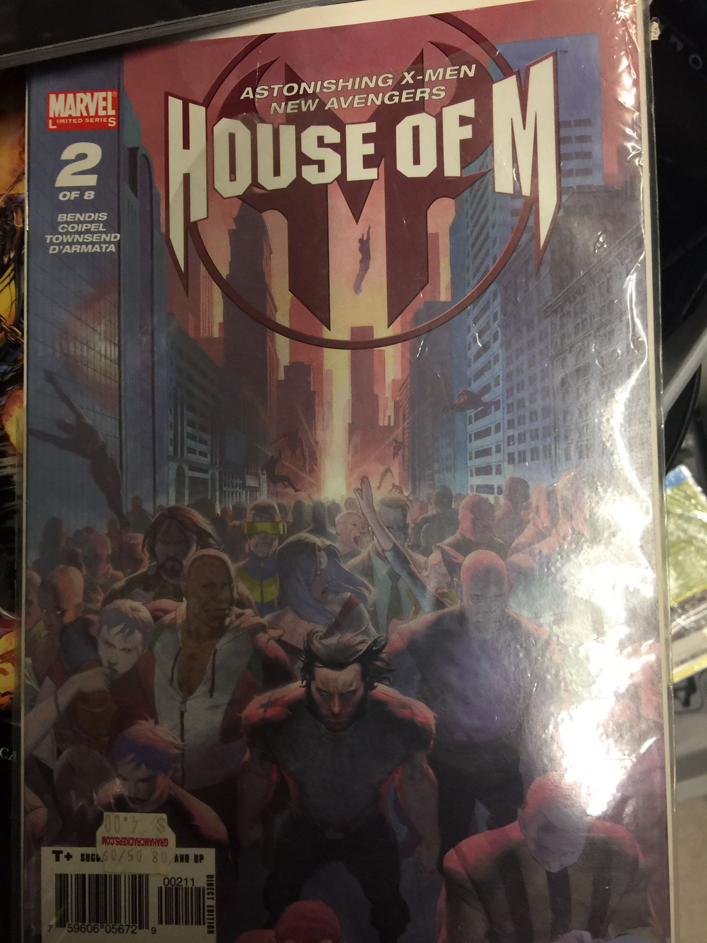 X-men House of M Comic Book 1,2&3 in series.