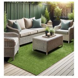 Sweet Home Stores Lifelike Artificial Grass Area Rug