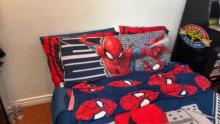 Spiderman long pillow