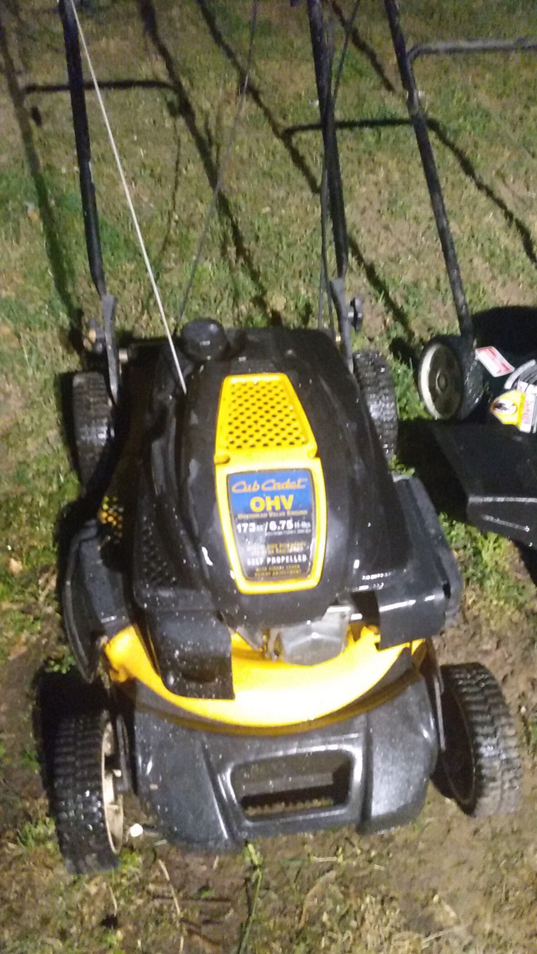 Lawn mower with r r drive