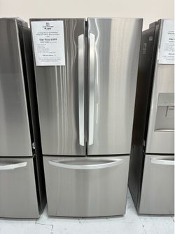 SCORE BIG⚽️ THIS SUMMER 🌞 SAVE $866 OFF MSRP on a Stainless Steel Standard Depth French Door Refrigerator