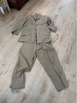WWII Style Japanese Imperial Army Uniform Costume Set (Jacket & Pants)