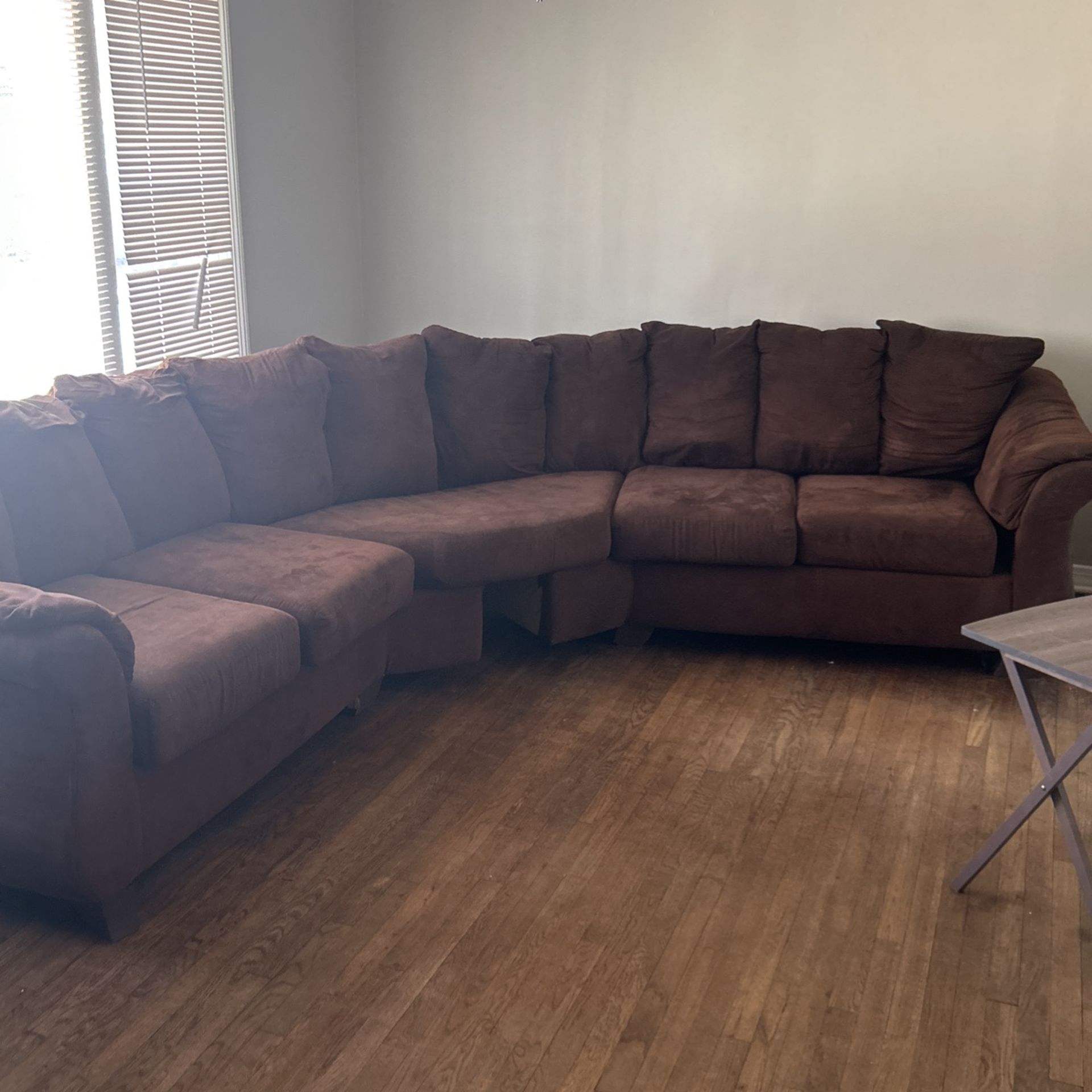 Sectional &recliner together