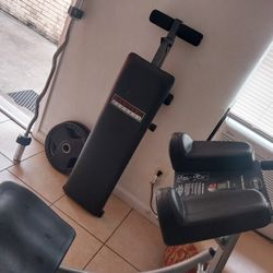 Abs Machine , Bench 4 Weits , Crow Bar with waits