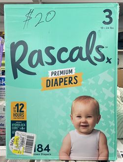 Diapers size 3 (184 ct)