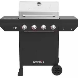 Nexgrill 4-Burner Propane Gas Grill in Black