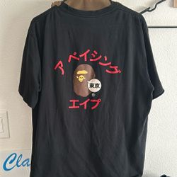 rare Bape shirt in good condition 