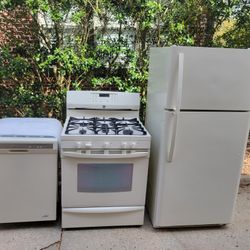 Fridge, Stove And Dishwasher 